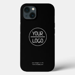 ロゴ(黒) ビジネスのミニマリストiPhoneケース iPhone 13ケース