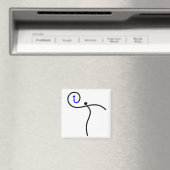 ロゴ、01ブラック/ブルー。 マグネット (インサイチュ (食洗機))