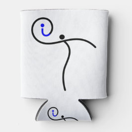 ロゴ、01ブラック/ブルー。 缶クーラー