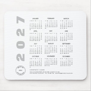 ロゴ 2022年 カレンダー 会社 クライアント プロモーション ギフト マウスパッド