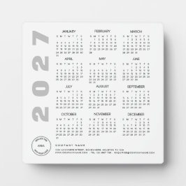ロゴ 2026年 カレンダー 会社 クライアント プロモーション フォトプラーク