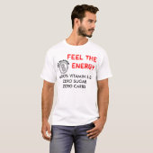 ロゴ、4900%のビタミンB12ZERO SUGARZEを…台無しになって下さい Tシャツ (正面フル)