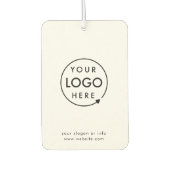 ロゴ | Business ミニマル Cleanシンプル Branded Car カーエアーフレッシュナー (正面)