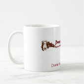 ロゴ、DominicanCreations.com コーヒーマグカップ (左)