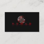ロゴ、N.O.M.A.D、Fo Da Lovを聞くため… -カスタマイズ 名刺 (裏面)