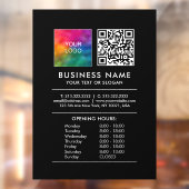 ロゴ QRコード 営業時間 スキャン 価格リストを追加 ウィンドウサイン (シート2)