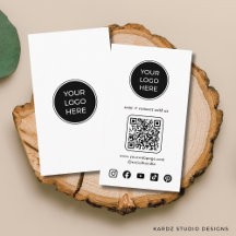  ロゴ QR コード カスタム ソーシャル メディア アイコン 