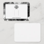 ロゴBowヘアクリップ表示カード（水平） 名刺 (正面/裏面)