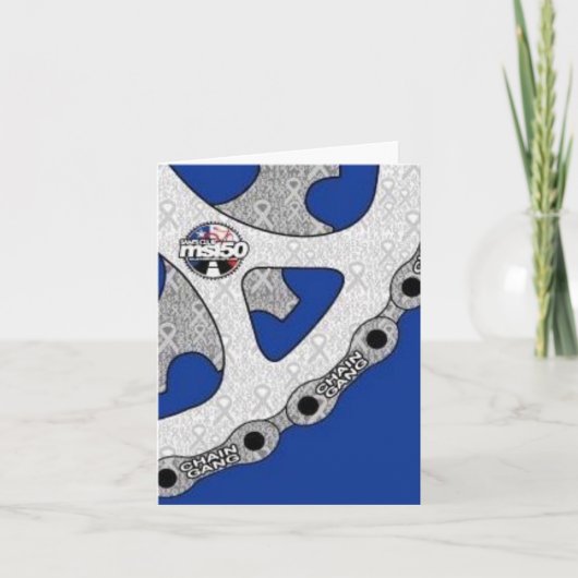 ロゴchaingangのメッセージカード カード (正面)