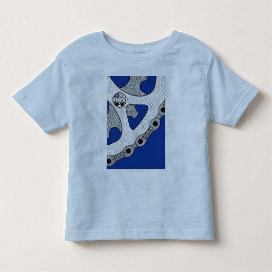 ロゴchaingangの幼児のTシャツ トドラーTシャツ (正面)