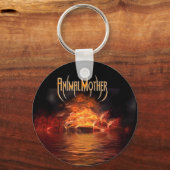 ロゴFlameキーチェーン キーホルダー (正面)