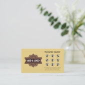 ロゴHoney Beeロイヤリティカードの追加 ロイヤリティカード (スタンド正面)