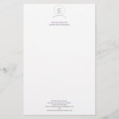 ロゴMonogram Business Stationary 便箋 (正面)