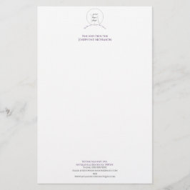 ロゴMonogram Business Stationary 便箋