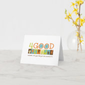 ロゴNotecard カード (黄色い花)