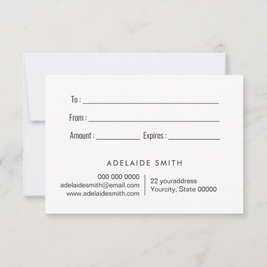 ロゴopalギフト券 (裏面)