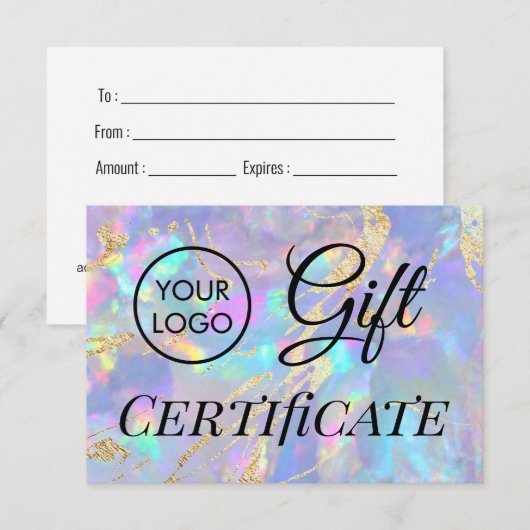 ロゴopalギフト券 (正面/裏面)