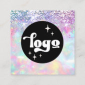 ロゴopalテクスチャ スクエア名刺 (正面)