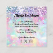 ロゴopalテクスチャ スクエア名刺 (裏面)