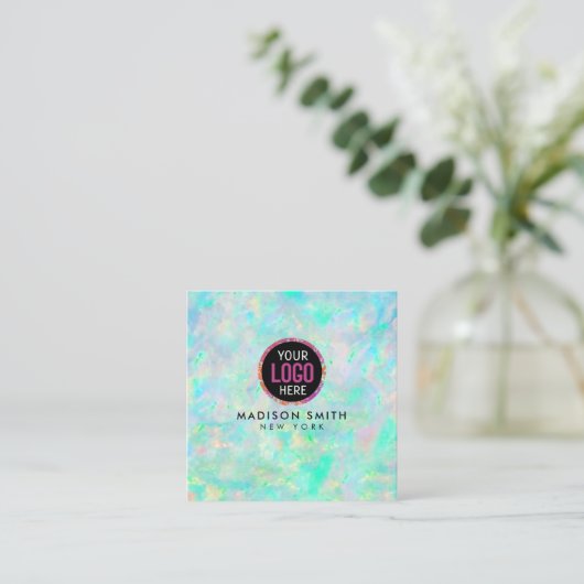 ロゴopal texture square名刺 スクエア名刺 (スタンド正面)