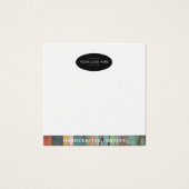 ロゴQRコードイヤリングディスプレイカードの追加 (正面)