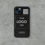 ロゴQRコードビジネスプロフェッショナルiPhoneケース iPhone 13ケース<br><div class="desc">ロゴの追加</div>