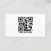 ロゴQRコードフォトソーシャルメディアのアイコンBusiness Car 名刺 (裏面)