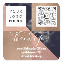 ロゴQRコード名感謝していショッピング大理石赤面