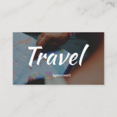 ロゴQRコード旅行代理店 名刺 (裏面)