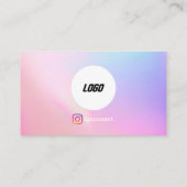 ロゴQRコード 名刺 (裏面)