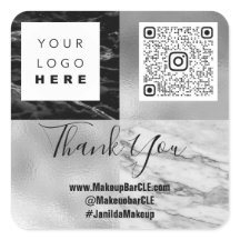 ロゴQRCode名感謝していショッピング大理石グレージオメトリ