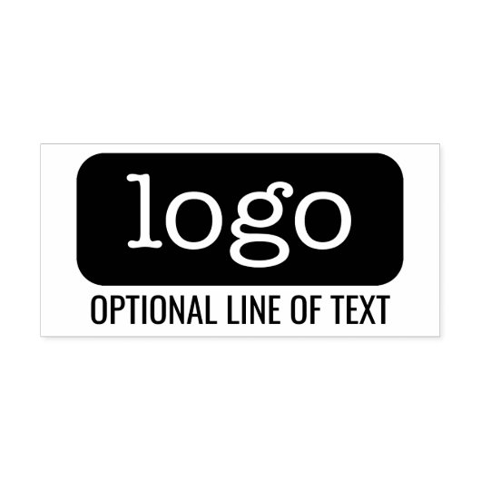 ロゴSが付いたOfficeまたはBusinessの基本住所 シール セルフインキングスタンプ (デザイン)