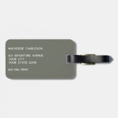 ロゴSage Green Business ラゲッジタグ (裏面横)