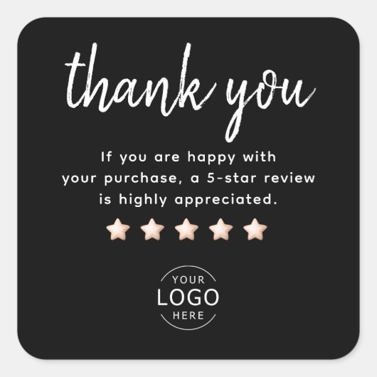 ロゴSmall Businessパッケージのシール スクエアシール (正面)