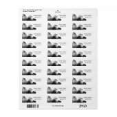 ロゴSmokey Gothicアドレス ラベル (フルシート)