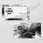 ロゴSmokey Gothic Monochrome 名刺 (正面/裏面)