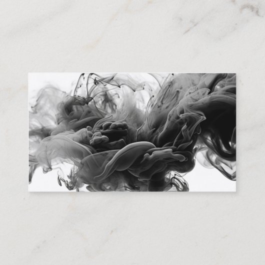 ロゴSmokey Gothic Monochrome 名刺 (裏面)