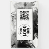 ロゴSmokey Gothic Monochrome 横断幕 (縦)