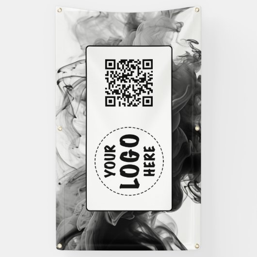 ロゴSmokey Gothic Monochrome 横断幕 (縦)