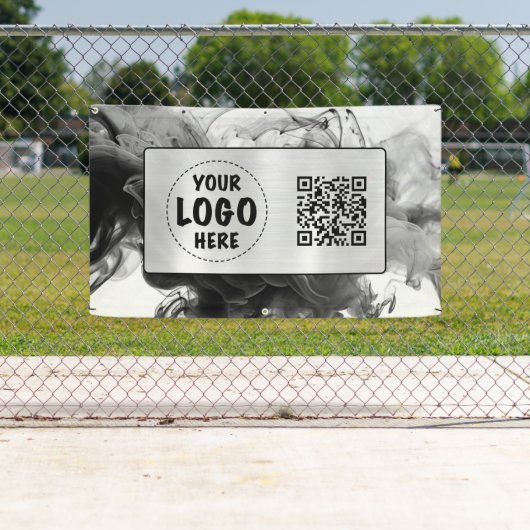 ロゴSmokey Gothic Monochrome 横断幕 (インサイチュ)