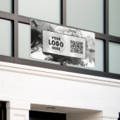 ロゴSmokey Gothic Monochrome 横断幕 (ビルの外側)