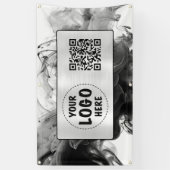 ロゴSmokey Gothic Monochrome 横断幕 (縦)