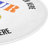 ロゴSNS名切り取りボード カッティングボード (角)