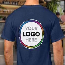 ロゴTシャツ - カスタム企業ブランディング（背面） Tシャツ