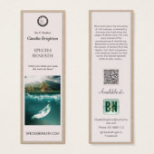 ロゴTaupe作家の販促資料ブックマーク (正面&裏面)