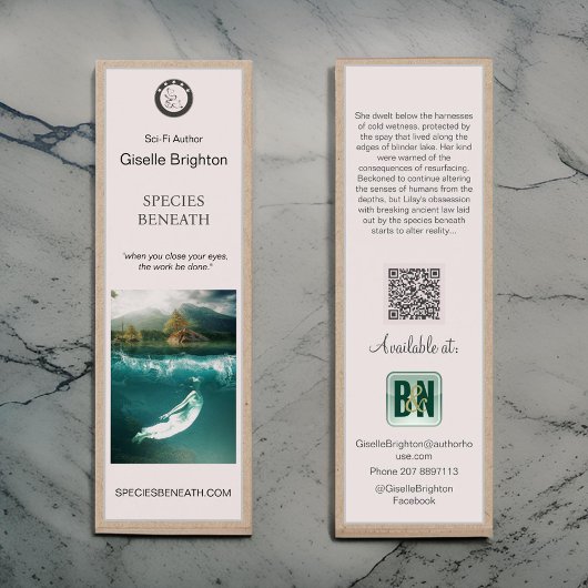 ロゴTaupe作家の販促資料ブックマーク