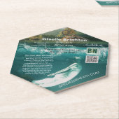 ロゴTaupe作家の販促資料ブックマーク ペーパーコースター (アングル)