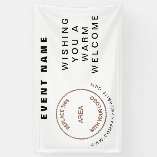 ロゴWebサイトウェルカムカンパニーイベント 横断幕 (縦)