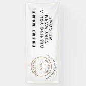 ロゴWebサイトウェルカムビジネスイベント 横断幕 (縦)