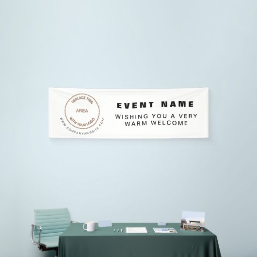 ロゴWebサイトビジネスイベントへようこそ 横断幕